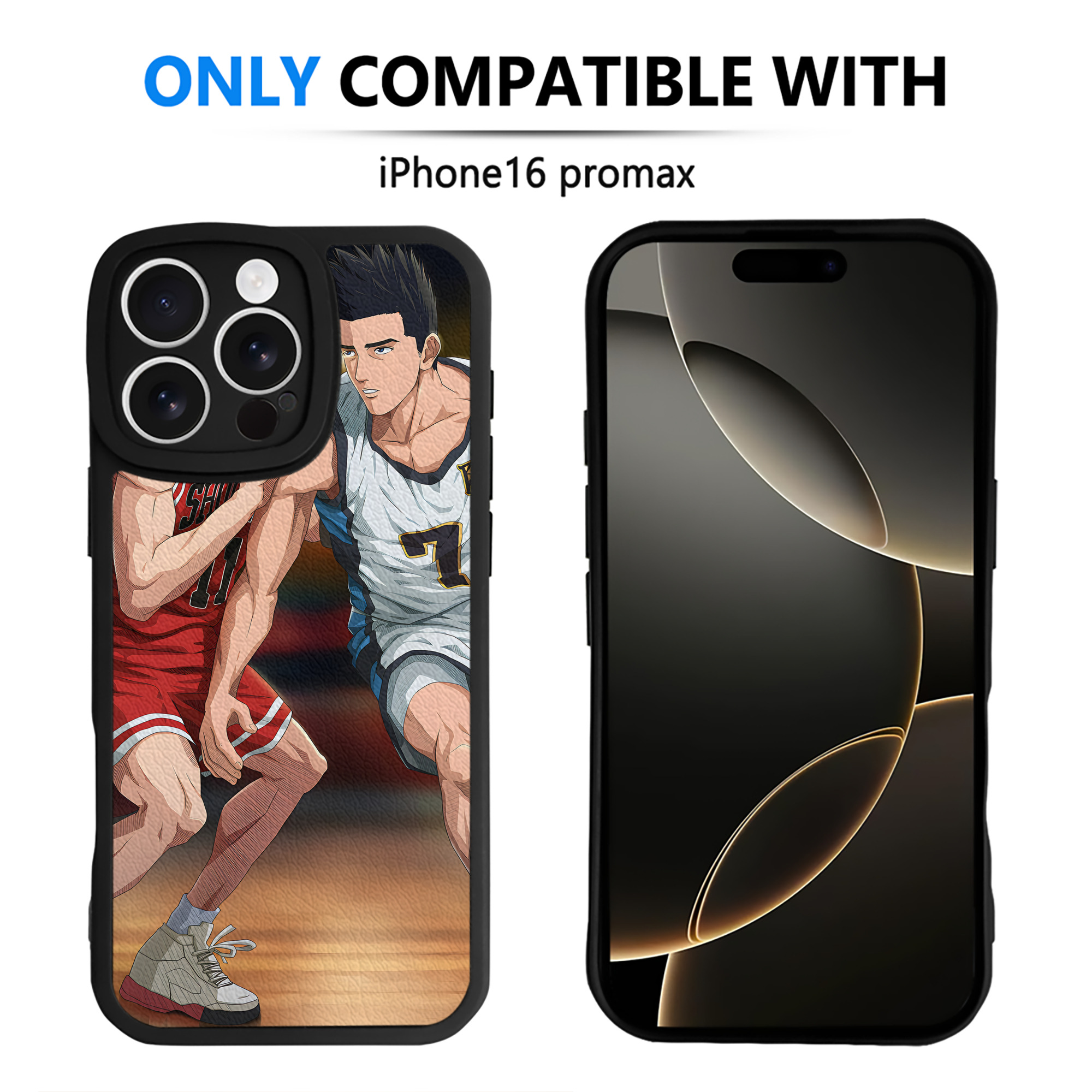 （画像用） SLAM DUNK／スラムダンク 【iPhone 16シリーズ対応】シリコンスマホケース（レザー調） 材質：シリコン